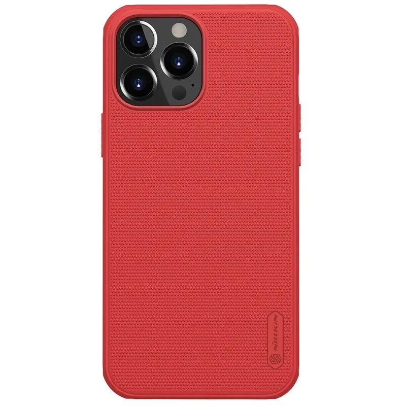 Nillkin Super Frosted Shield Pro – dėklas, skirtas Apple iPhone 13 Pro (raudonas)
