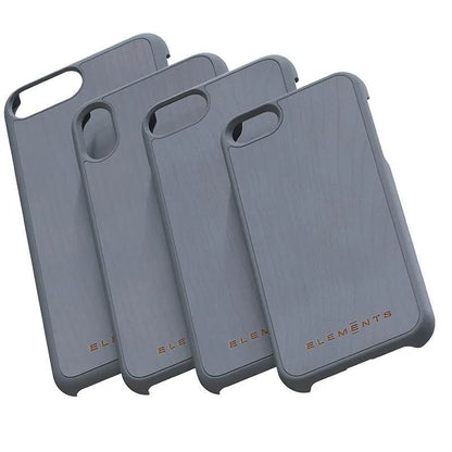 Nordic Elements Original Gefion – dėklas iPhone XR su tikru klevo medžiu (Vidutiniškai pilka)