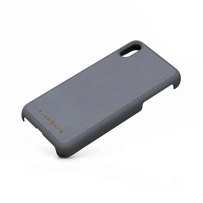 Nordic Elements Original Gefion – dėklas, skirtas iPhone Xs Max, su tikru klevo medžiu (Vidutiniškai pilkas)
