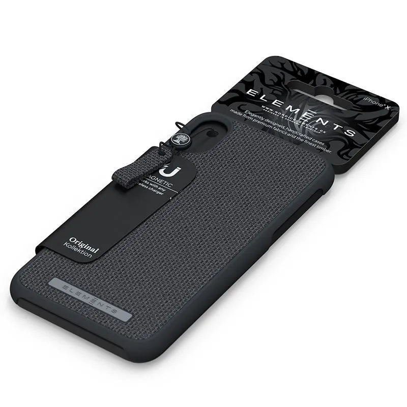 Nordic Elements Original Idun - dėklas iPhone Xs Max (tamsiai pilkas)