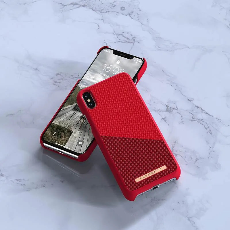 Nordic Elements Saeson Freja – dėklas, skirtas „iPhone Xs Max“ (raudonas)