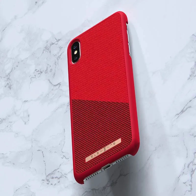 Nordic Elements Saeson Freja – dėklas, skirtas „iPhone Xs Max“ (raudonas)