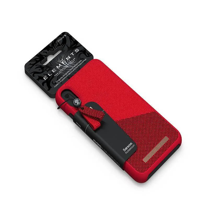 Nordic Elements Saeson Freja – dėklas, skirtas „iPhone Xs Max“ (raudonas)