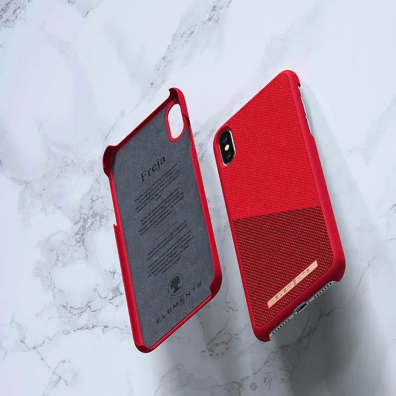 Nordic Elements Saeson Freja – dėklas, skirtas „iPhone Xs Max“ (raudonas)