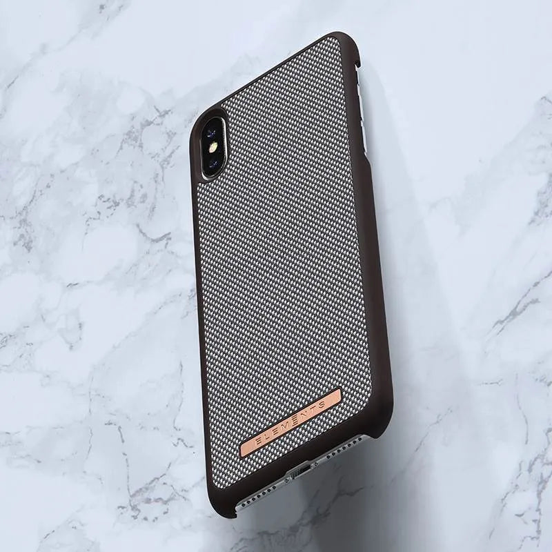 Nordic Elements Saeson Idun – Dėklas skirtas iPhone Xs Max (tamsiai rudas)