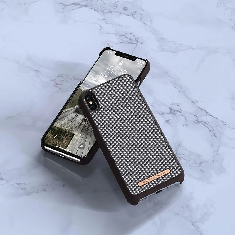Nordic Elements Saeson Idun – Dėklas skirtas iPhone Xs Max (tamsiai rudas)