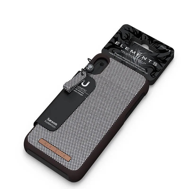 Nordic Elements Saeson Idun – Dėklas skirtas iPhone Xs Max (tamsiai rudas)