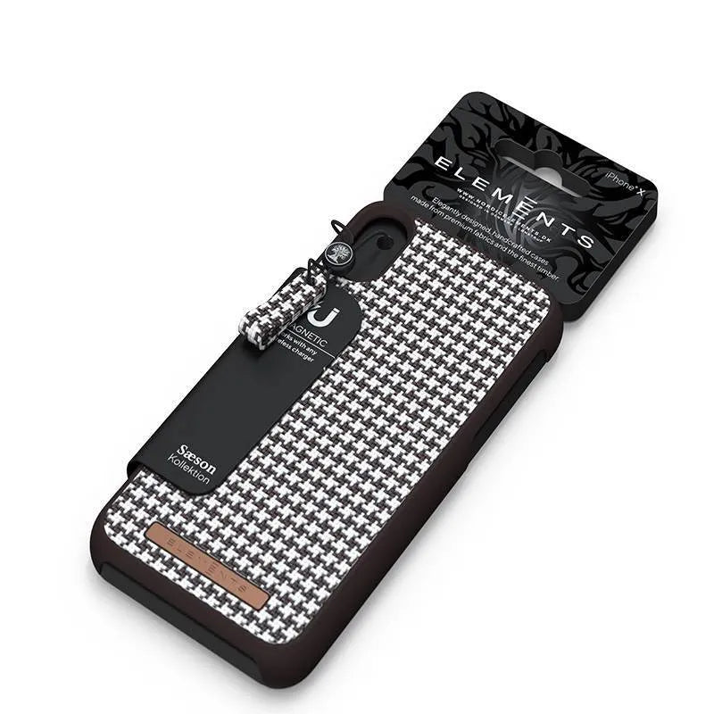 Nordic Elements Saeson Idun – Dėklas skirtas iPhone Xs Max (tamsiai rudas)