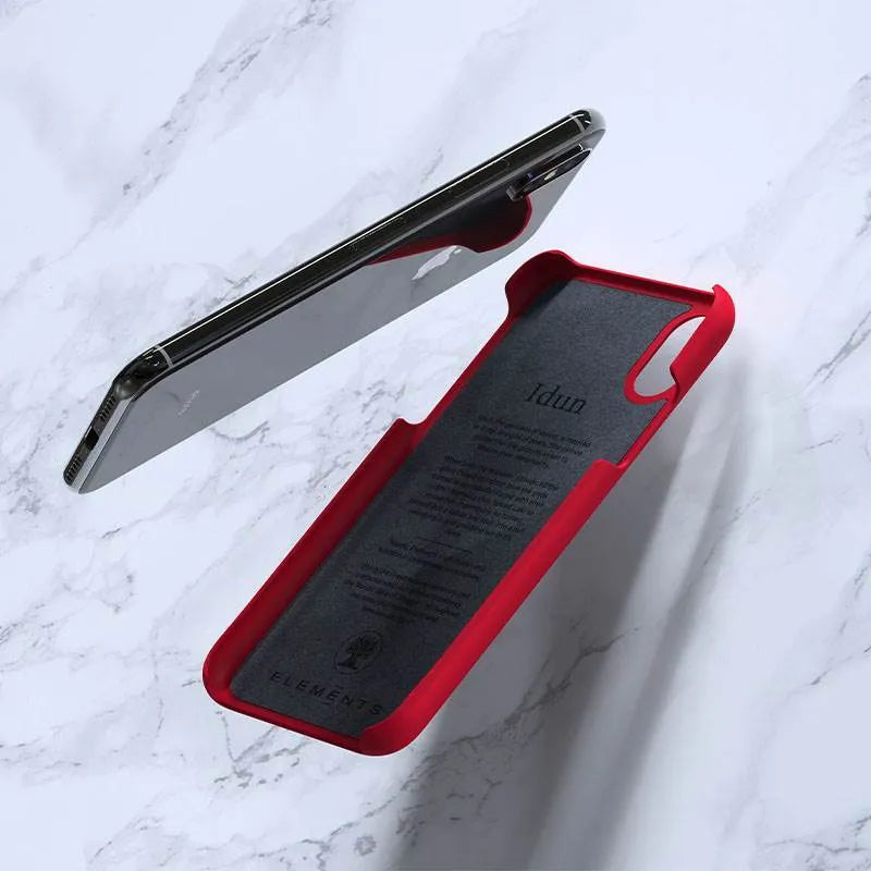 Nordic Elements Saeson Idun – dėklas, skirtas „iPhone Xs“ / „X“ (raudonas)