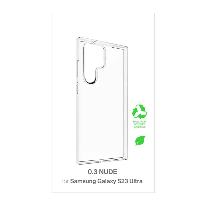 PURO 0.3 Nude – Dėklas Samsung Galaxy S23 Ultra (skaidrus)