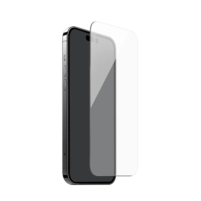 PURO Anti-Bacterial grūdintas stiklas – grūdintas apsauginis stiklas su antimikrobine apsauga, skirtas iPhone 15 Pro