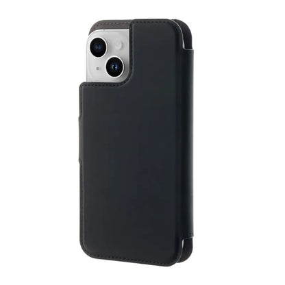PURO Folio MagSafe dėklas - dėklas 2in1 skirtas iPhone 15 Plus / 14 Plus / 12 Pro Max (juodas)