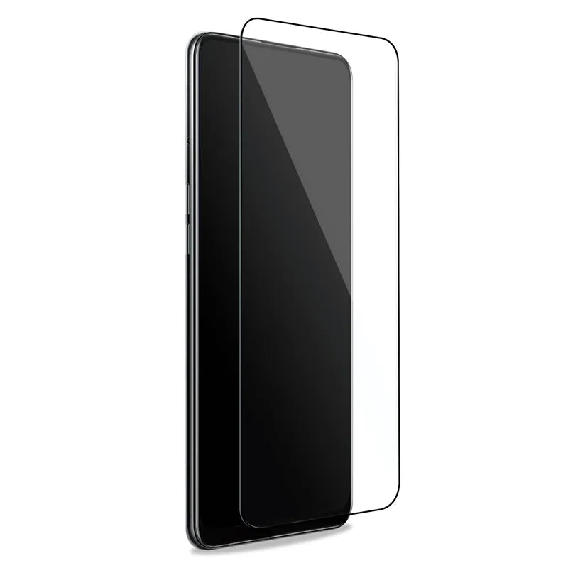 PURO Frame grūdintas stiklas – Oppo A94 5G grūdintas stiklas, apsauginis stiklas (juodas rėmelis)