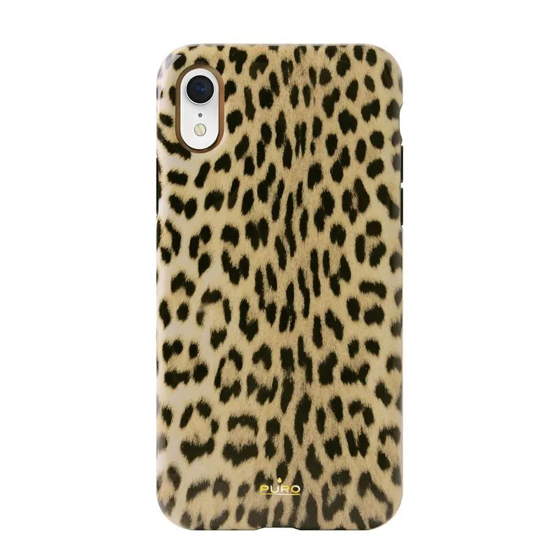 PURO Glam Leopardo Dėklas – iPhone XR (Leo 1)