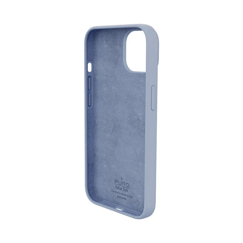 PURO ICON dangtelis – dėklas skirtas iPhone 14 Plus (Sieros mėlyna)