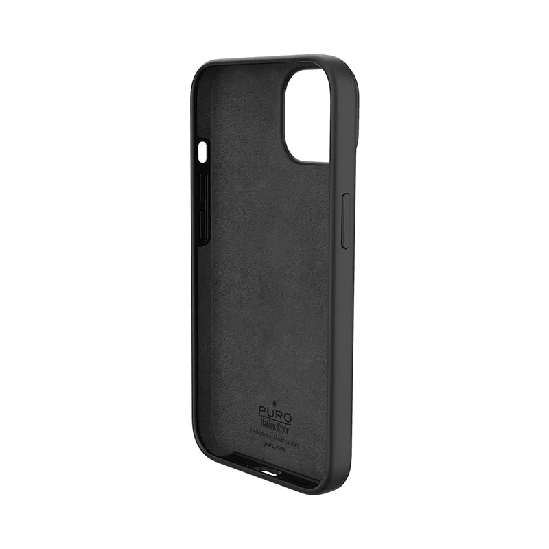 PURO ICON dangtelis - "iPhone 14 Plus" dėklas (juodas)
