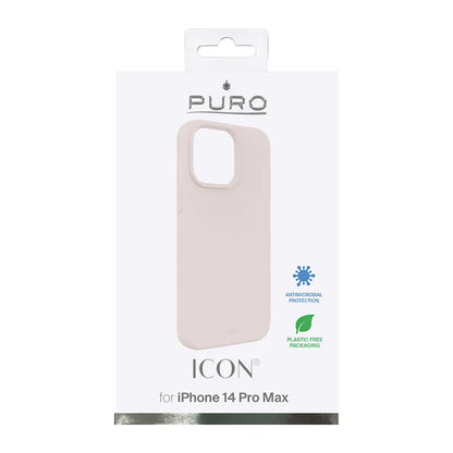 PURO ICON dangtelis - "iPhone 14 Pro Max" dėklas (rožinis smėlis)