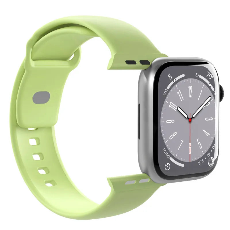 PURO ICON - Elastingas dirželis „Apple Watch“ 38/40/41/42 mm (S/M ir M/L) (Matcha Green)