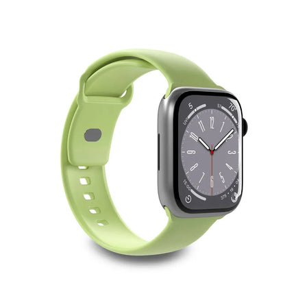 PURO ICON - Elastingas dirželis „Apple Watch“ 38/40/41/42 mm (S/M ir M/L) (Matcha Green)