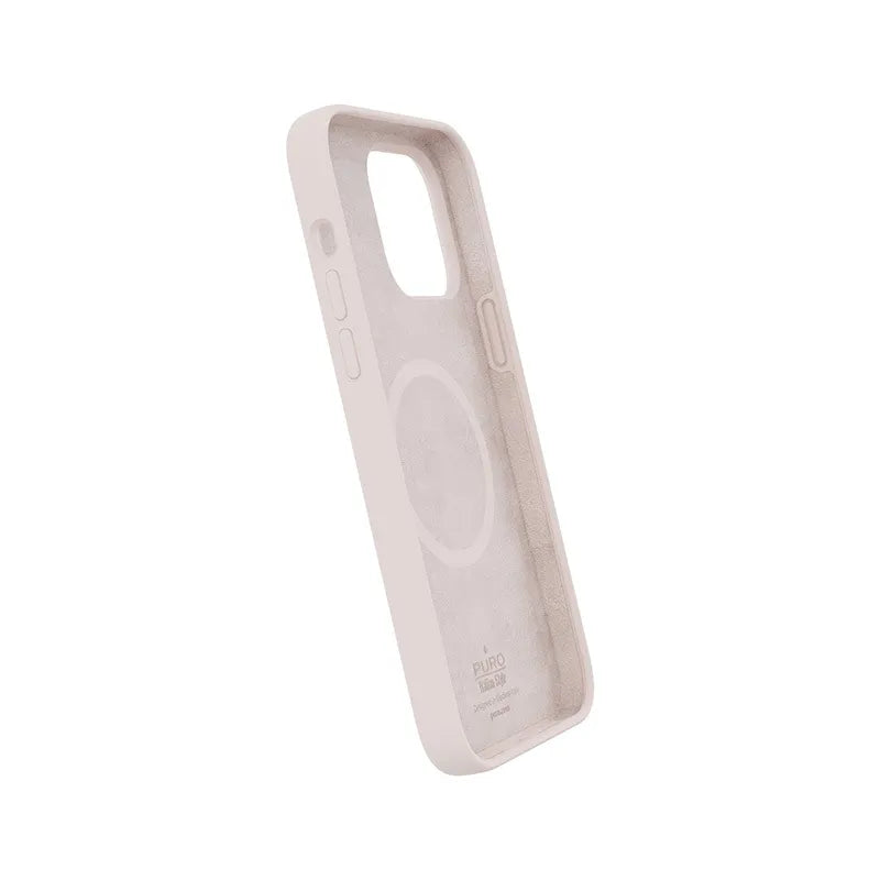 PURO ICON MAG - dėklas iPhone 14 Pro Max MagSafe (Dulkėta Rožinė)