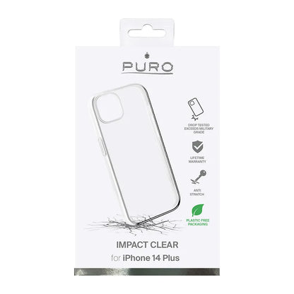 PURO Impact Clear - "iPhone 14 Max" dėklas (skaidrus)