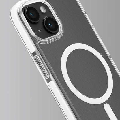 PURO LITEMAG PRO – dėklas, skirtas „iPhone 15 Plus“ su „MagSafe“ (skaidrus)