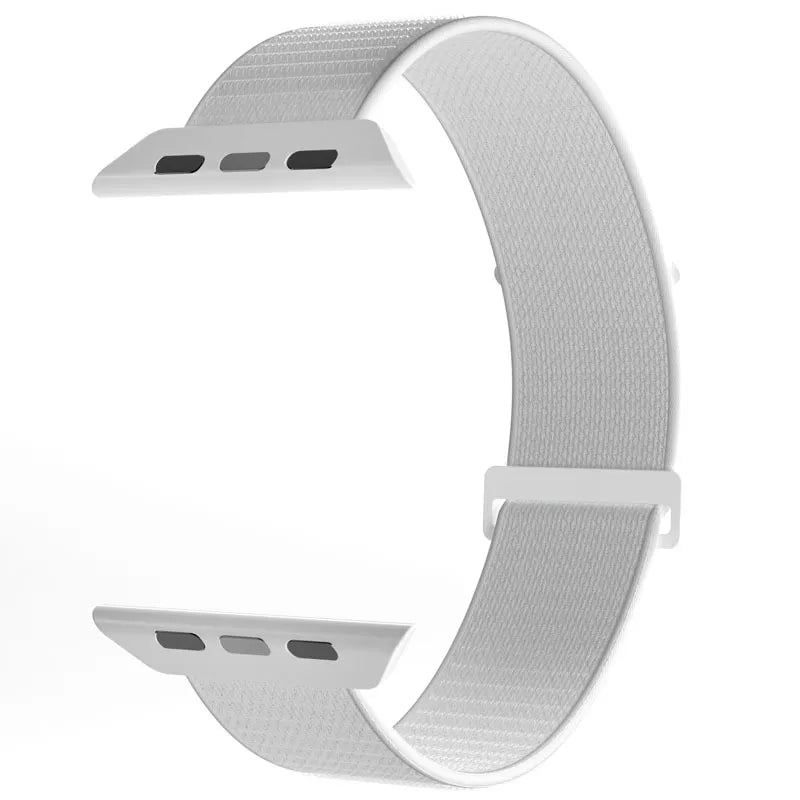 PURO nailoninė sportinė apyrankė – Apple Watch 44/45/46/49 mm (balta)