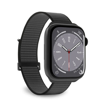 PURO nailono sportinė apyrankė – Apple Watch 38/40/41/42 mm (juoda)