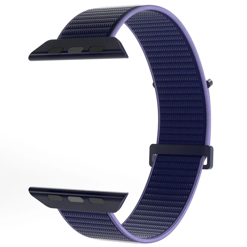 PURO Nylon Sport - „Apple Watch“ apyrankė 44/45/46/49 mm (tamsiai mėlyna)