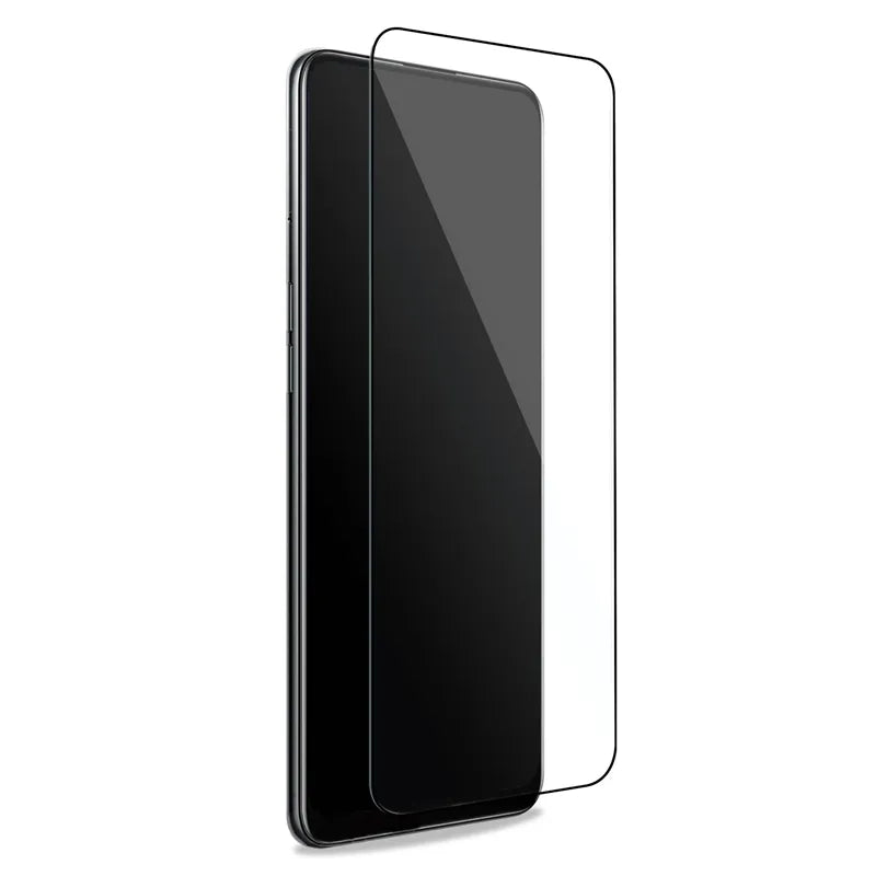 PURO rėmelio grūdintas stiklas - Xiaomi Mi 11 LITE grūdinto stiklo apsauginis stiklas (juodas rėmelis)