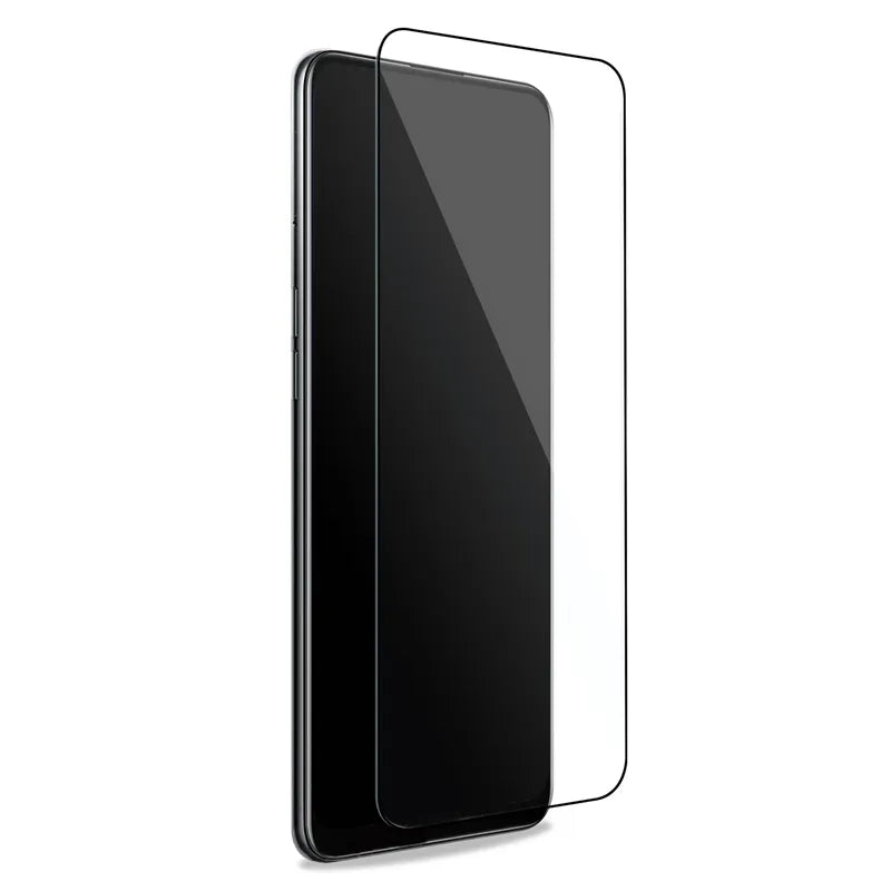 PURO rėmelio grūdintas stiklas - Xiaomi Redmi Note 10 grūdintas stiklas, apsauginis stiklas (juodas rėmelis)