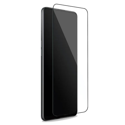 PURO rėmelio grūdintas stiklas - Xiaomi Redmi Note 10 grūdintas stiklas, apsauginis stiklas (juodas rėmelis)