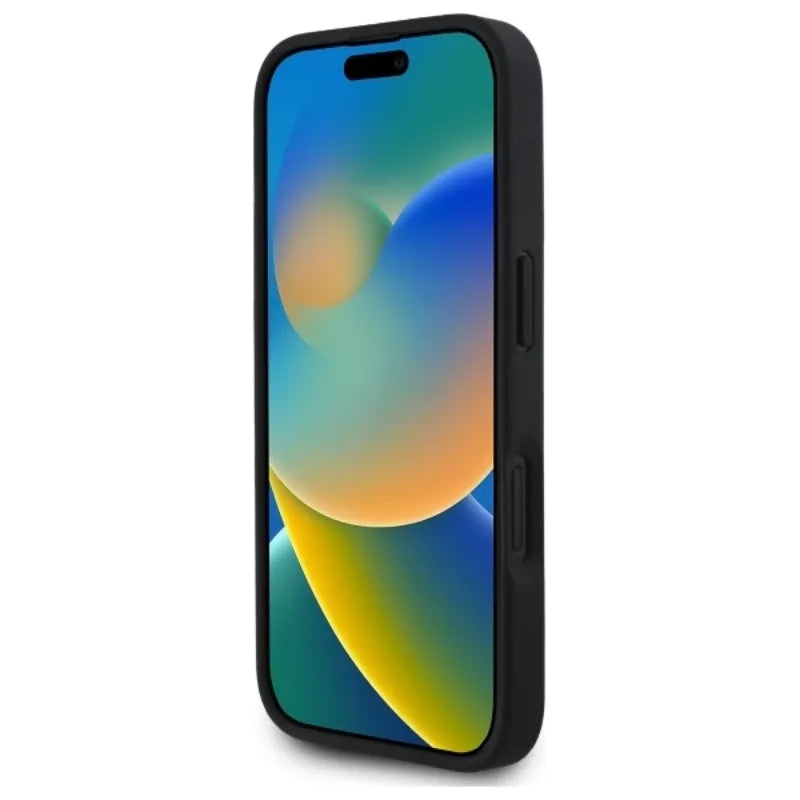 Red Bull anglies pluošto „Power Bar“ MagSafe dėklas – iPhone 16 Plus (juodas)