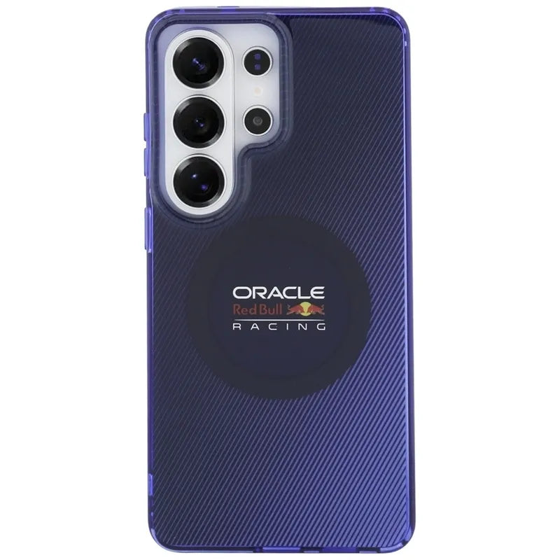 Red Bull Double Layer Blended Lines MagSafe – Samsung Galaxy S26 Ultra dėklas (tamsiai mėlynas)