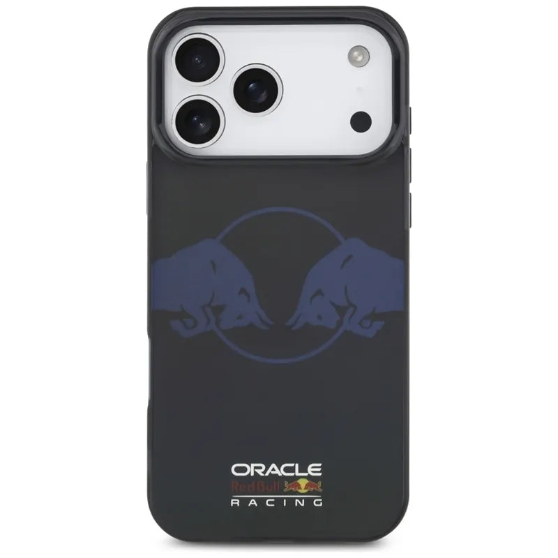 Red Bull IML skaidrus „Two Bulls“ MagSafe dėklas – iPhone 17 Pro Max (tamsiai mėlynas)