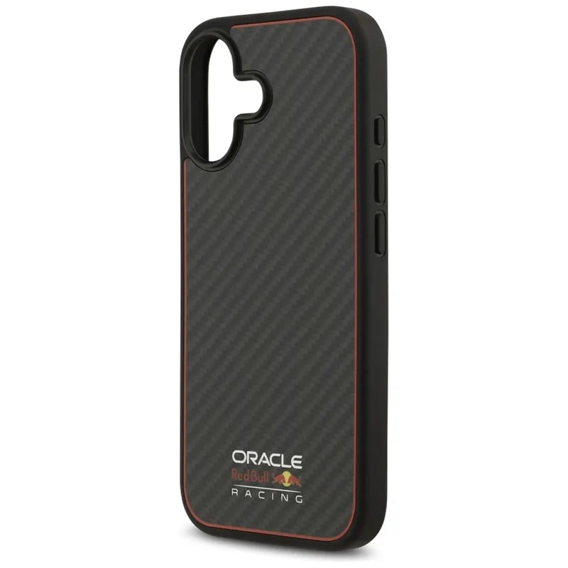 Red Bull Kevlar Logo Matt MagSafe - iPhone 17 dėklas (juodas)