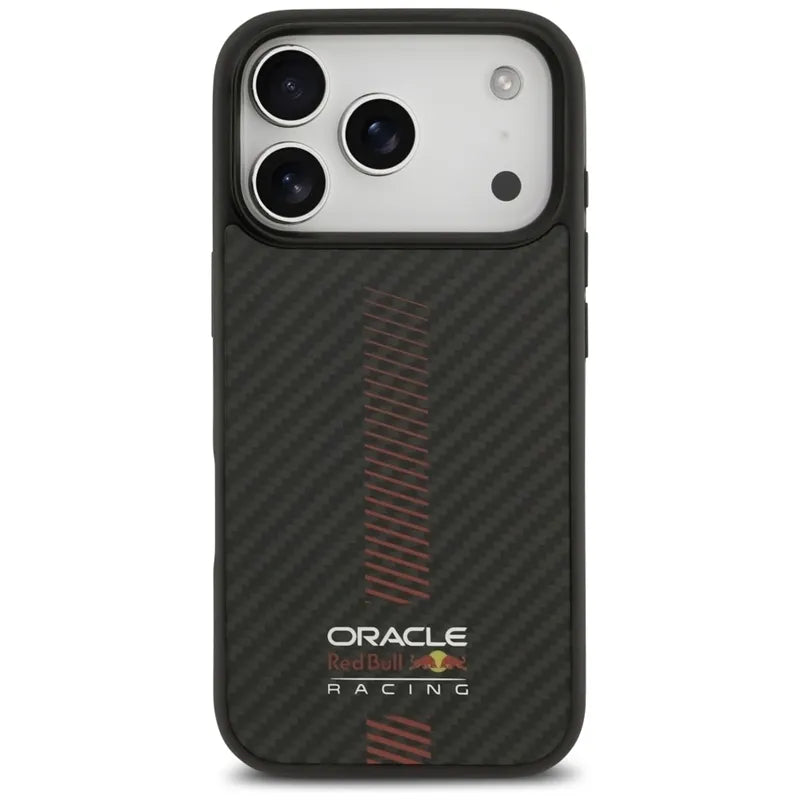 Red Bull Kevlar Powerbar MagSafe - iPhone 17 Pro dėklas (juodas)