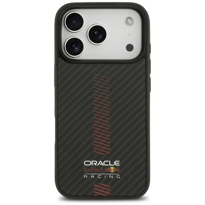 Red Bull Kevlar Powerbar MagSafe - iPhone 17 Pro dėklas (juodas)