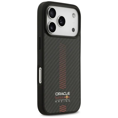 Red Bull Kevlar Powerbar MagSafe - iPhone 17 Pro dėklas (juodas)