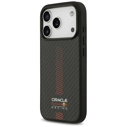 Red Bull Kevlar Powerbar MagSafe - iPhone 17 Pro dėklas (juodas)