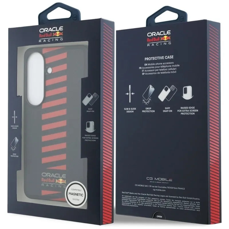 Red Bull Meshed Powerbar MagSafe – Samsung Galaxy S26 dėklas (tamsiai mėlynas)