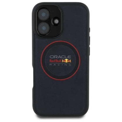 „Red Bull“ odinis „Red Ring MagSafe“ dėklas – iPhone 16 Plus (tamsiai mėlynas)