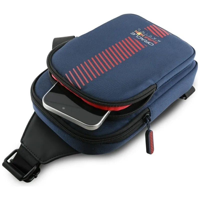 Red Bull Powerbar Crossbody Nylon – diržinis krepšys telefonui (tamsiai mėlynas)