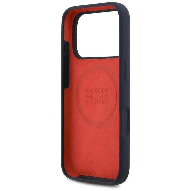 Red Bull Silicone Powerbar MagSafe - dėklas iPhone 17 Pro (tamsiai mėlynas)