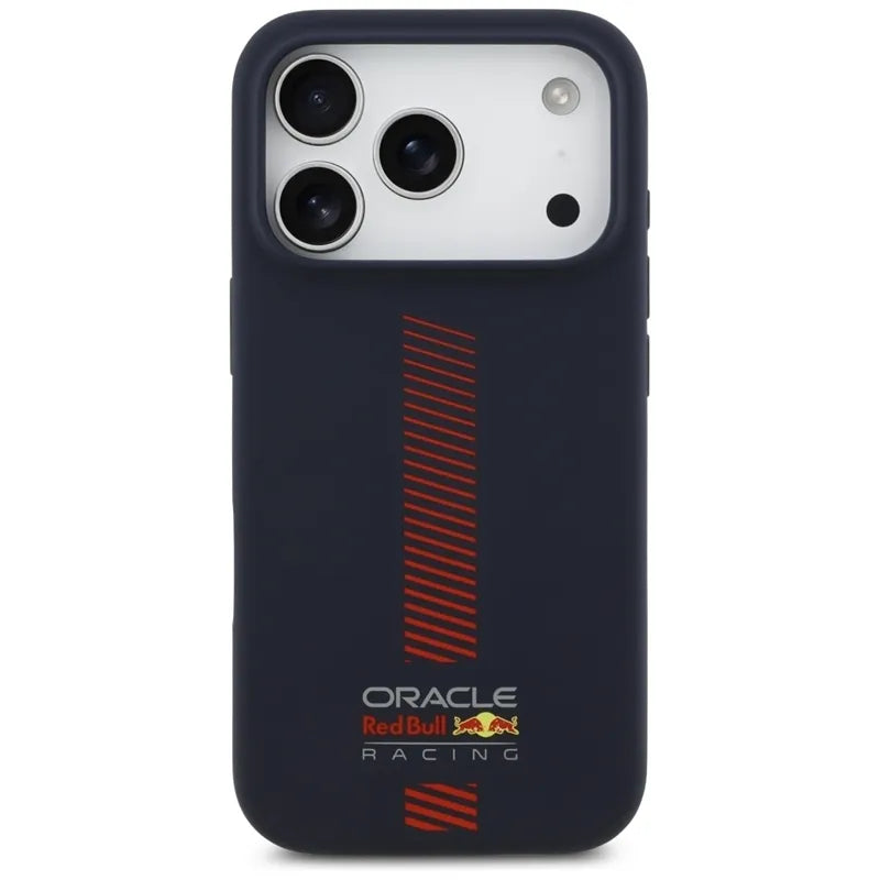 Red Bull Silicone Powerbar MagSafe - dėklas iPhone 17 Pro (tamsiai mėlynas)