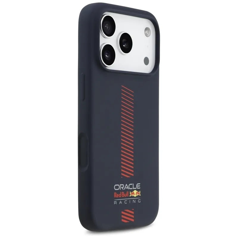 Red Bull Silicone Powerbar MagSafe - dėklas iPhone 17 Pro (tamsiai mėlynas)
