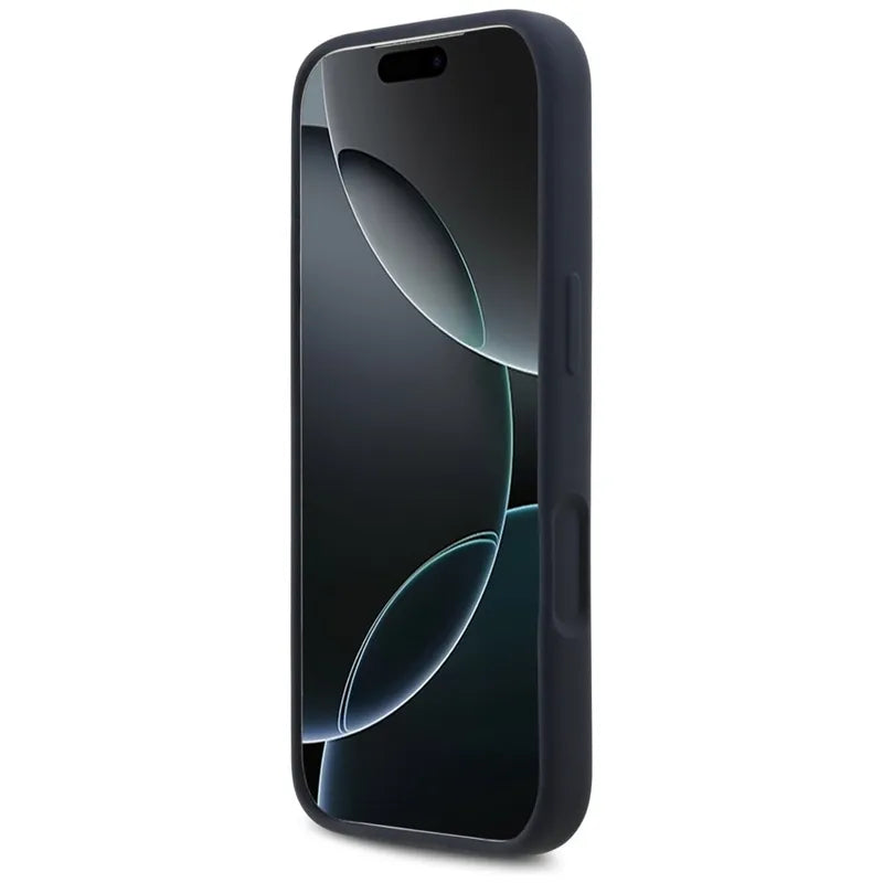 Red Bull Silikoninis Oversize Vertikalus Logotipas MagSafe - iPhone 17 Pro dėklas (Tamsiai Mėlynas)