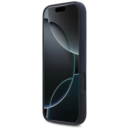 Red Bull Silikoninis Oversize Vertikalus Logotipas MagSafe - iPhone 17 Pro dėklas (Tamsiai Mėlynas)