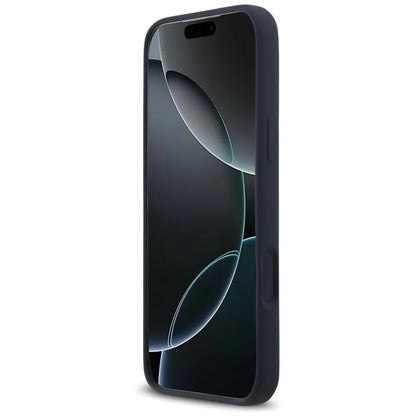 Red Bull silikoninis raudonas žiedas MagSafe – iPhone 17 Pro Max dėklas (tamsiai mėlynas)