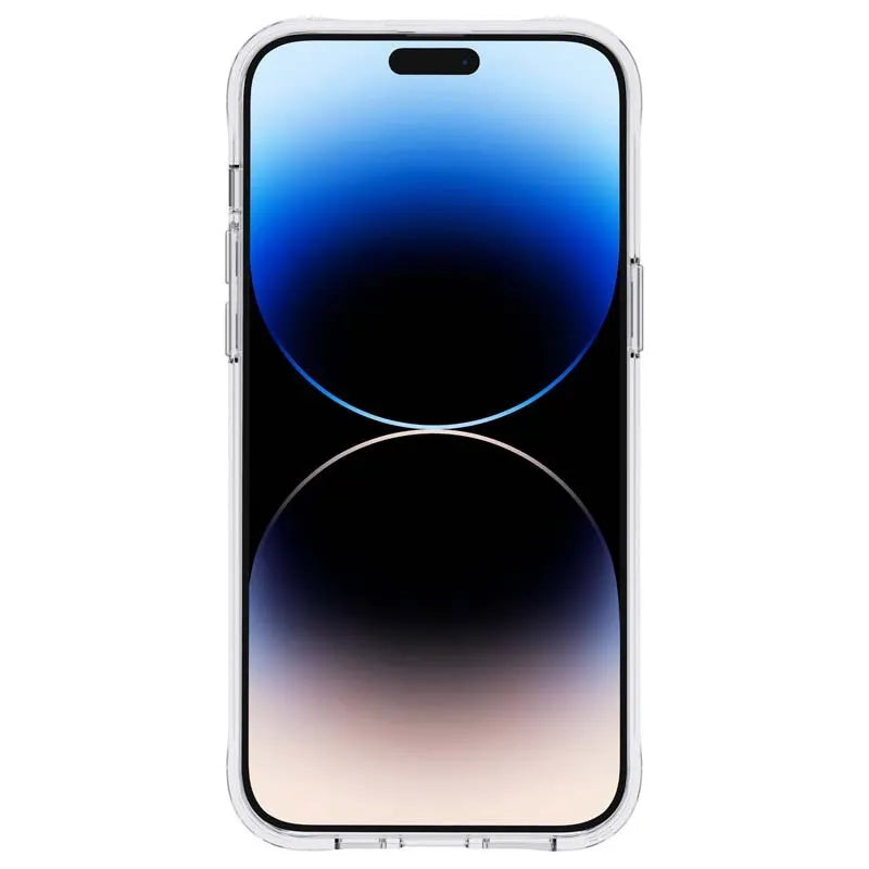 „Rifle Paper Clear“ – dėklas skirtas „iPhone 14 Pro Max“ (Garden Party Blue)